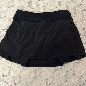 Lululemon Pace Rival skirt Size two Black